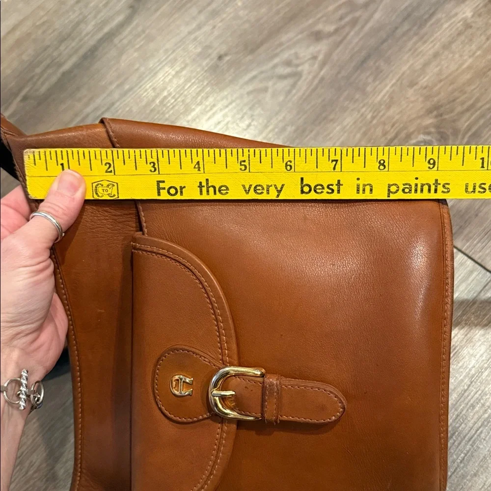 Vintage Etienne Aigner Brown Leather Crossbody Bag - Picture 6 of 15